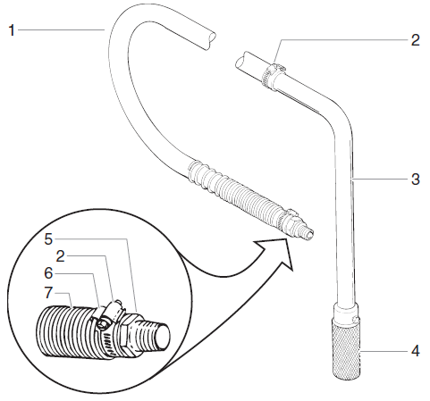 PowrTwin 4900XLT Siphon Hose Assembly Parts